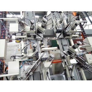 Automated CNC Vertical PVC Window Four Point Welding Machine,CNC Four Corner