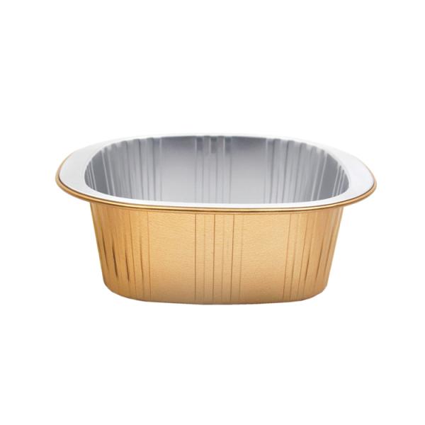 650ml square aluminum foil sealed box
