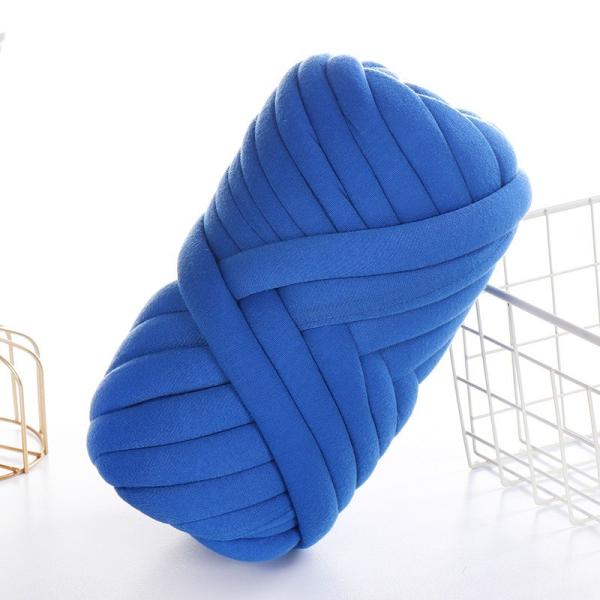 100% PO Chunky T-Shirt Core Yarn Tape Yarn For Hand Knitting Blanket Cushion
