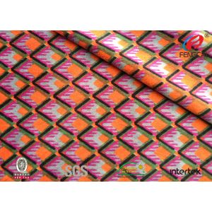 Custom Printed Spandex Velvet Fabric Muslim Style Ultra Soft Environmental