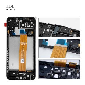 A04S LCD Lcd With Frame For a04s Original Service Pack LCDS A047 Mobile Phone