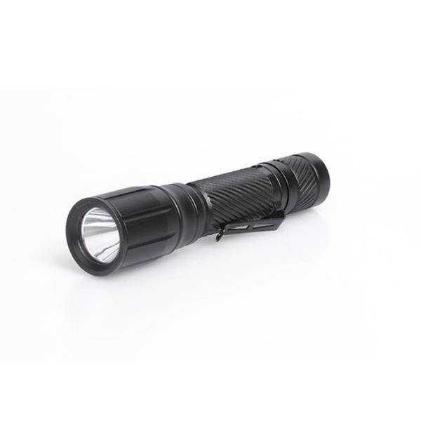 Aluminum Rechargeable Tactical LED Flashlight IP67 5W 300Lm Rechargeable