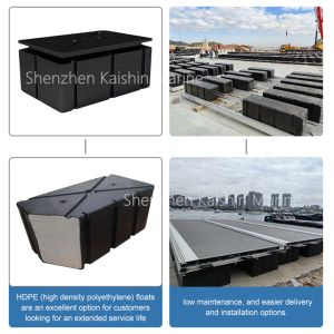 PE Pontoon Floatation with EPS Foam filed Basic Dock Accessories