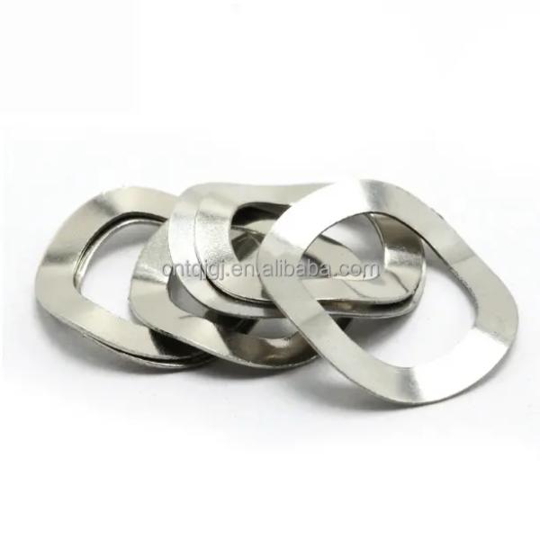 Black Stainless Steel 301 Elastic Locking Wave Spring Washer for Split Style