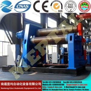 MCLW12HXNC Wind tower manufacturing Hydraulic CNC Plate rolling machine