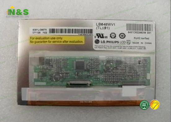 4.8 Inch Innolux LCD Panel LB048WV1-TL01 , Embeded Lcd Touch Panel 3 Years