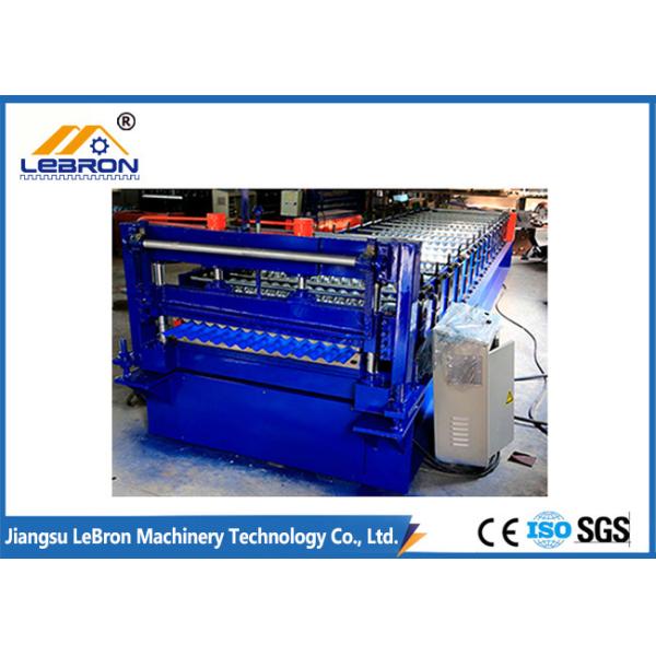 22 Stations Corrugated Sheet Roll Forming Machine , Full Automatic Corrugated