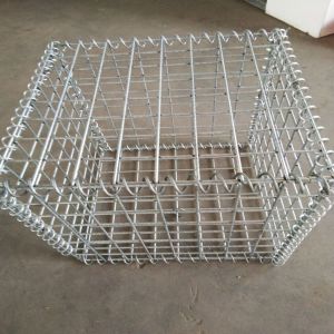 Wholesale Square / Oblong Hole Galvanized Gabion Box , Welded Gabion Wall Cages 1 X 1 X 1 M from china suppliers