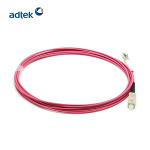 Simplex LC To SC Patch Cord Multimode 2.0mm OM4 Fiber Patch Cable