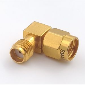 DC 8.5 GHz 90 Degree Sma Connector Sma Female To Male Adapter Connector Right