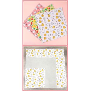Bulk Cute Cartoon Cat Wrap Cloth - Self-Adhesive Pet Bathing & Calming Wrap |