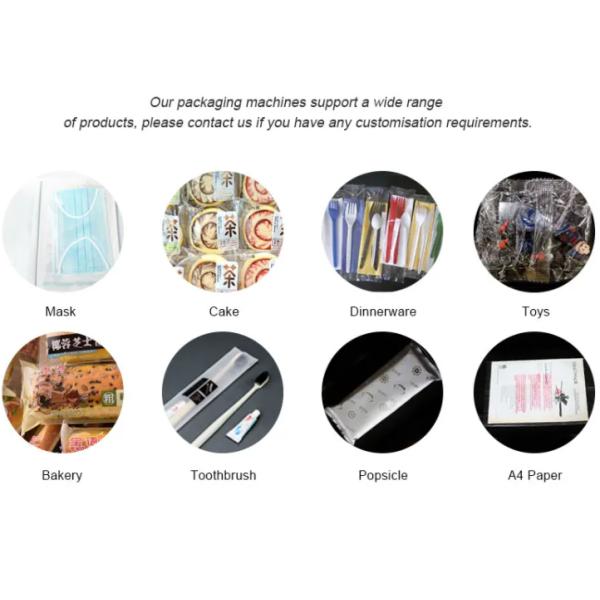 Horizontal Pillow Packing Machine Automatic Sealing Bag Packaging Machine