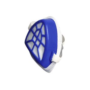 Triangle Shape Antibacterial Face Mask Plastic Shell With Non Woven Filter