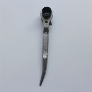 Industrial Tools Hardened Tampered Rat Tail Shaft Chrome Steel Bi-hexagon Socket