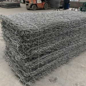 Customizable Welding Pattern Galvanized Hexagonal Woven Iron Wire Mesh Gabion