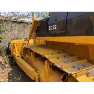 SHANTUI SD22 Used Bulldozer Original Engine Paint With Ripper
