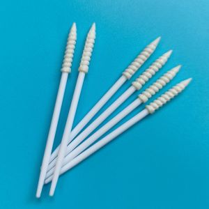 752 Green Handle Pointed Foam Swab 3.6mm Tip for Car Jewelry Cleaning