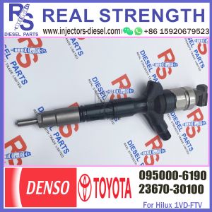Common Rail Fuel Injector 23670-09060 23670-0L010 095000-6190 for Diesel Engine
