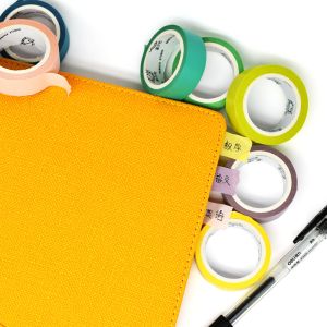 No Color Fading Tearable Adhesive Skinny Washi Tape