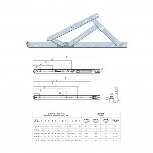 China SUS304 Top Hung Hinge on sale