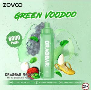 China Zovoo Dragbar R6000 Disposable 1000 mAh battery Vape Or Electronic Cigarette or Cig on sale
