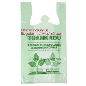 en13432 corn starch based wholesale biodegradable 100% compostable bags on roll