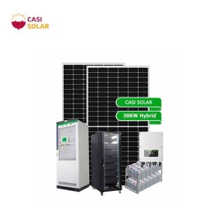 Lithium 30kw Solar Power System Panel Home Set Ground