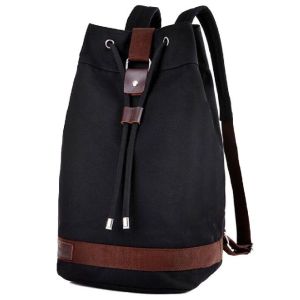 Custom Large Capacity Canvas Drawstring Sports Bucket Backpack Bags