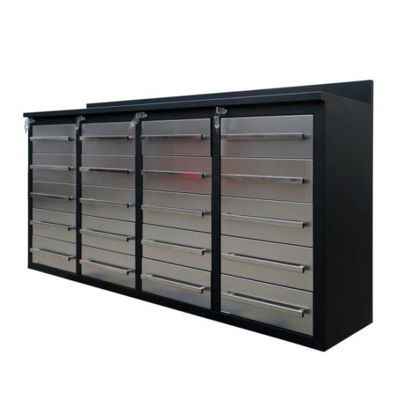 LS-1800-20-100 Fancy Top 1.0/1.2/1.5mm Garage Metal Tool Cabinet with Drawers