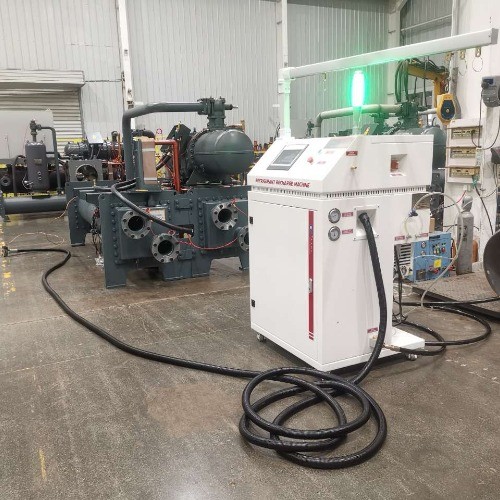 Quality R600 R290 Hydrocarbon Ac Recharge Machine Automatic PLC Charging Station Flammable Refrigerant Ac Gas Charging Machine for sale