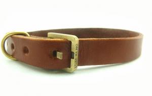 China Pet leather collars on sale