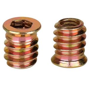 Wholesale M2 M5 M6 Yellow Coating Hexagon Flat CSK Head Insert Metal Nut Steel C1010 C1035 from china suppliers