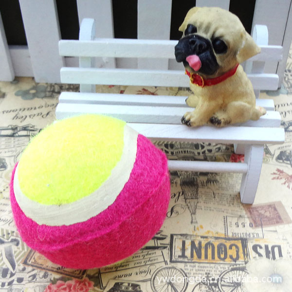 Jumbo inflated tennis ball