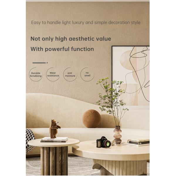 Batch Application Lime-base Paint for Microcement Interior Plaster VOC Free and Design