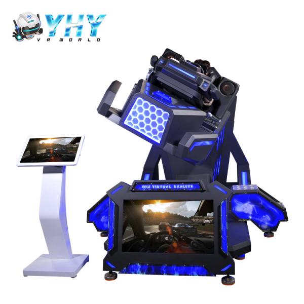 Quality 360 Rotating 9D VR Chair Flight Racing Motion Simulator with 32" live showing for sale