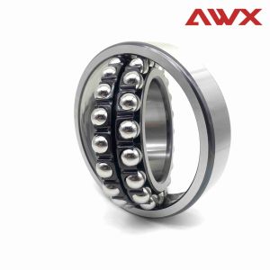 1215 Precision Steel Aligning Ball Bearings Double Row Smooth Operation