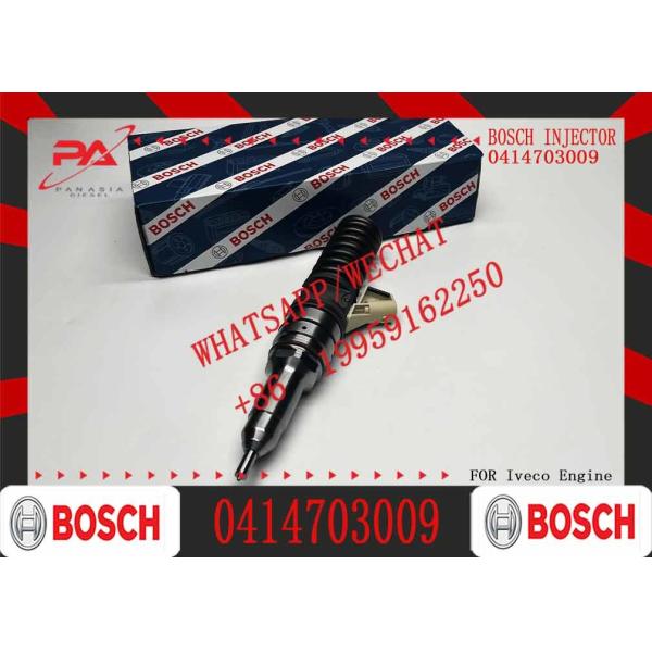 Original New 0414703009 Fuel Injector Nozzle 504287069 Common Rail Injector For Diesel Engine In Stock