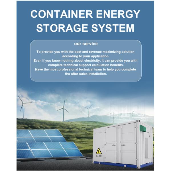 Above Ground Industrial Commercial Energy Storage With CE/ROHS/MSDS/UN38.3 Certificated