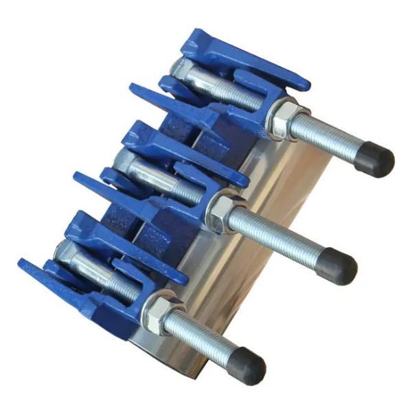 Quick Connect Ductile Iron DN250 Single Band Stainless Steel Water Pipe Jointing