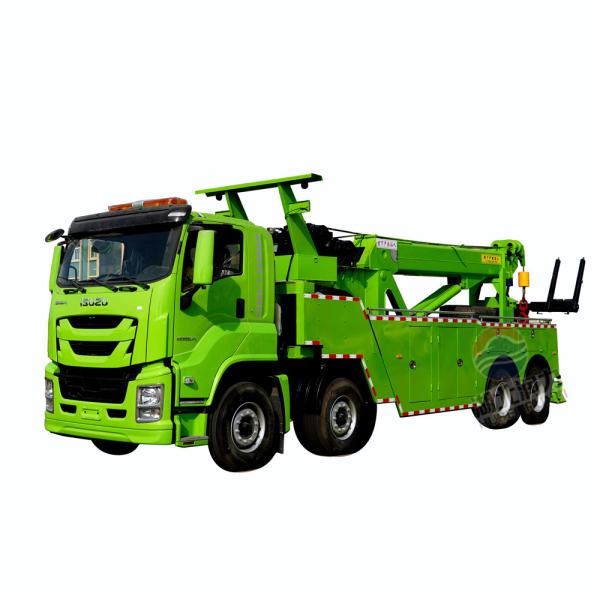 ISUZU GIGA 40 Tons Towing Separation Camouflage Rotating Crane Trailer Rescue