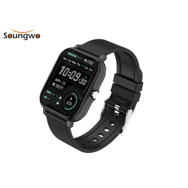 Vibration Remind Smart Sport Watch Full Touch Body Temperature Monitor IPX7
