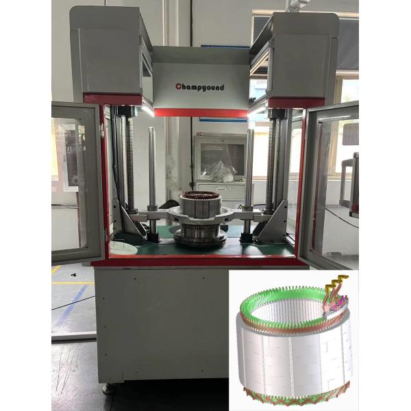 Quality 6 Layers Flat Wire Stator Winder Servo Motor Flat Wire Making Machine ODM for sale