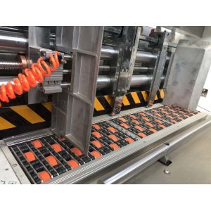 PLC Carton Box Manufacturing Machine High Speed Flexo Printing Slotting