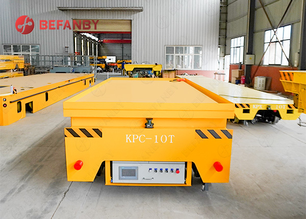 Quality 1-50T With Electrical Railway Transfre Carts Use Remote Control for sale