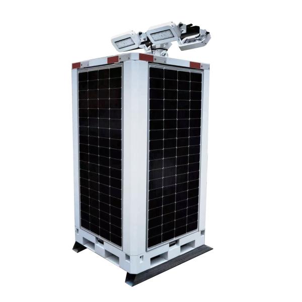 Quality Cube Off Grid Solar System Tower Solar Light Tower With 4*230 Solar Panels For USA for sale
