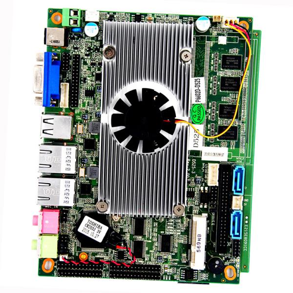 Quality 3.5 inch D525 Mini Itx Motherboard Dual Lan 6 COM Onboard DDR3 for POS for sale