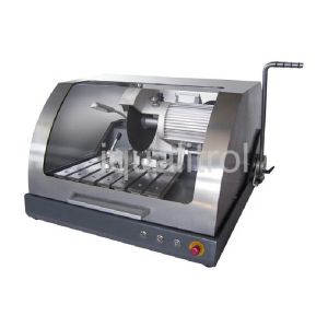 China Cutting Section 60mm Manual Type Abrasive Cutter for Long Specimens with Cooling Tank on sale