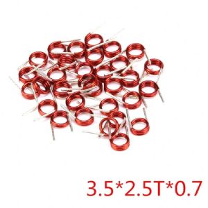 Hot selling coilcraft inductor 3.5*7.5t*0.7 Copper Wire Hollow Coil Inductance 3