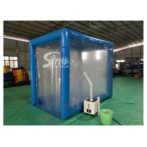 Custom Made Portable Transparent Emergency Inflatable Disinfection Chamber For