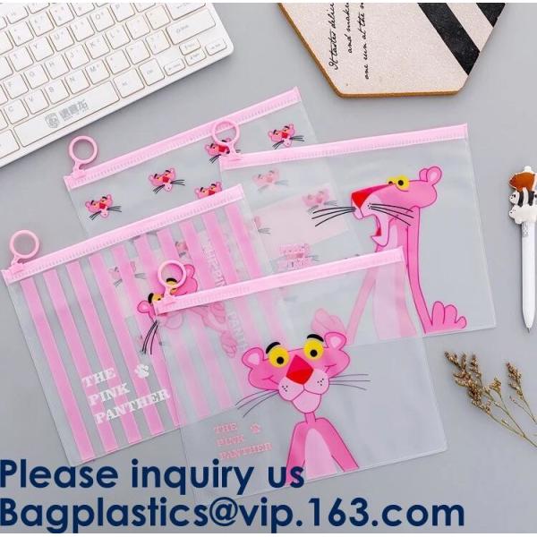 Transparent Clear Slider Zipper Bag k Bag For Stationery,Matte Slider Zipper Top